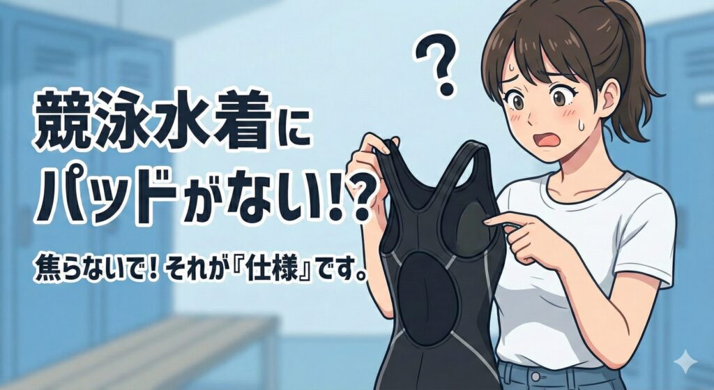 競泳水着 パッドない
