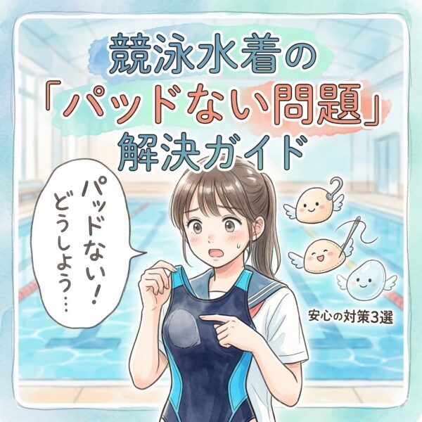「競泳水着にパッドがない！」は不良品じゃない？ パッドがない理由とその対策