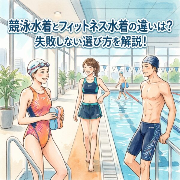 競泳水着とフィットネス水着の違いは？失敗しない選び方とよくある疑問を解説