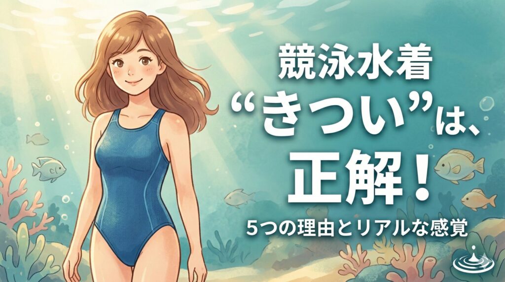競泳水着の“きつい着心地”が正解である5つの理由と、慣れるまでのリアルな感覚