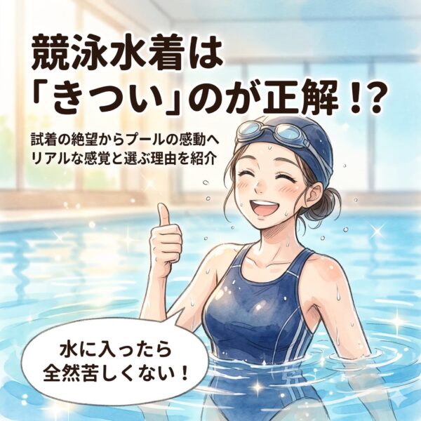 競泳水着の“きつい着心地”が正解である理由と慣れるまでのリアルな感覚