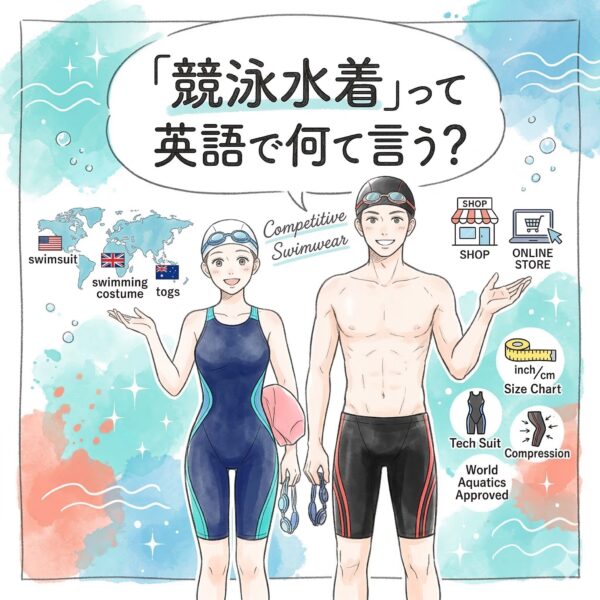 競泳水着は英語で何て言う？海外通販やショップで通じる単語・例文まとめ