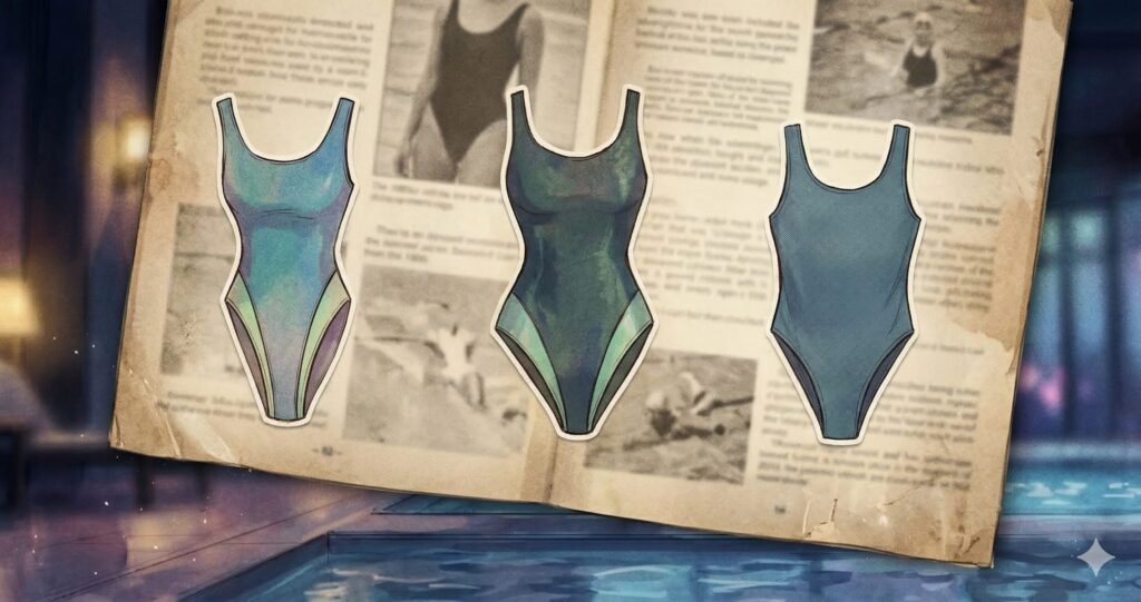 競泳水着のカッティングの歴史：布面積削減の過酷な競争