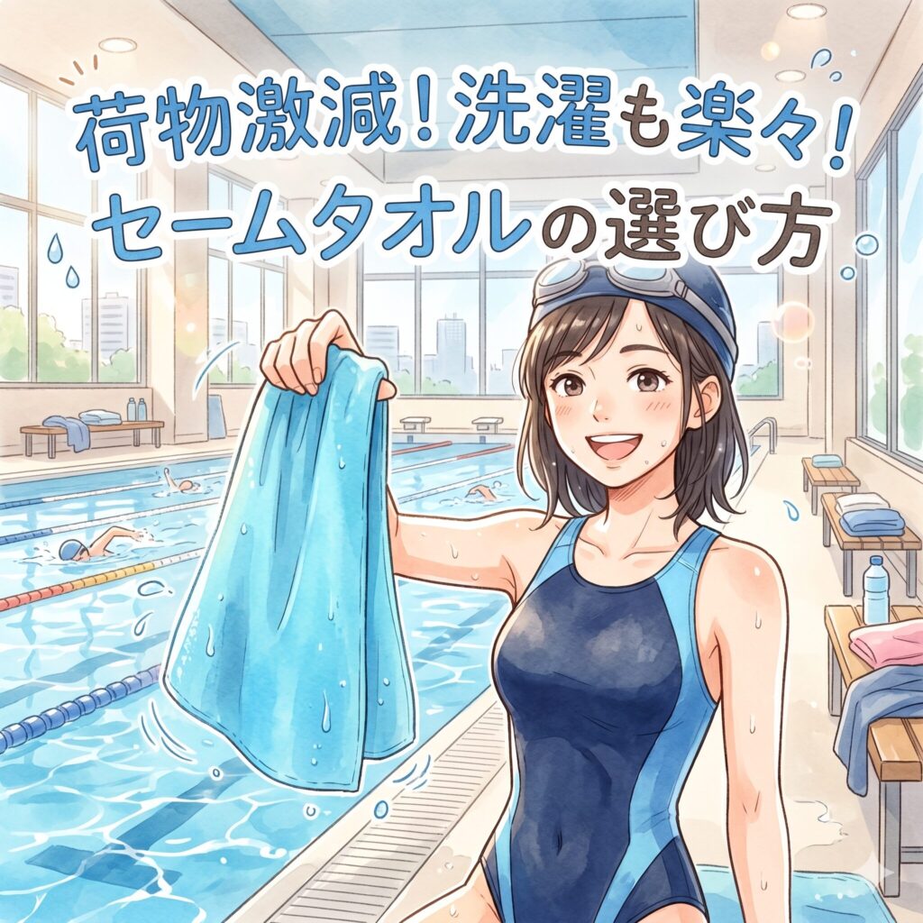 スイムタオル（セームタオル）の選び方と正しい使い方：素材の違いからお手入れまで