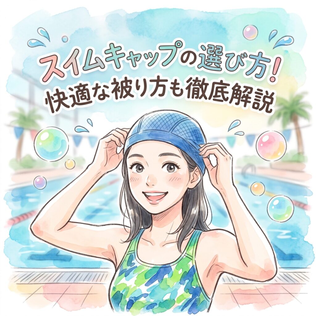 スイムキャップの選び方！素材別の特徴から快適な被り方まで徹底解説