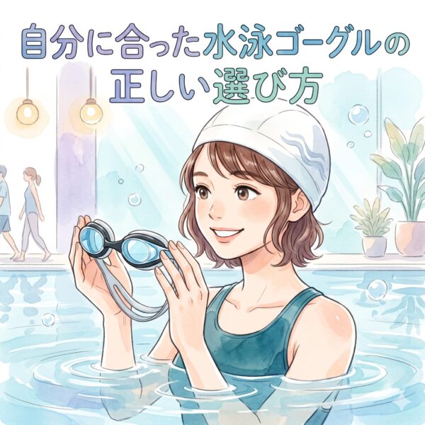 水泳ゴーグルの正しい選び方:自分に合った視界とフィット感を手に入れる完全ガイド