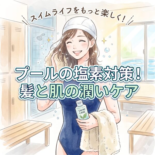 プールの塩素による肌荒れ・髪のキシミ対策！プール後におすすめのシャンプーとケア用品の選び方